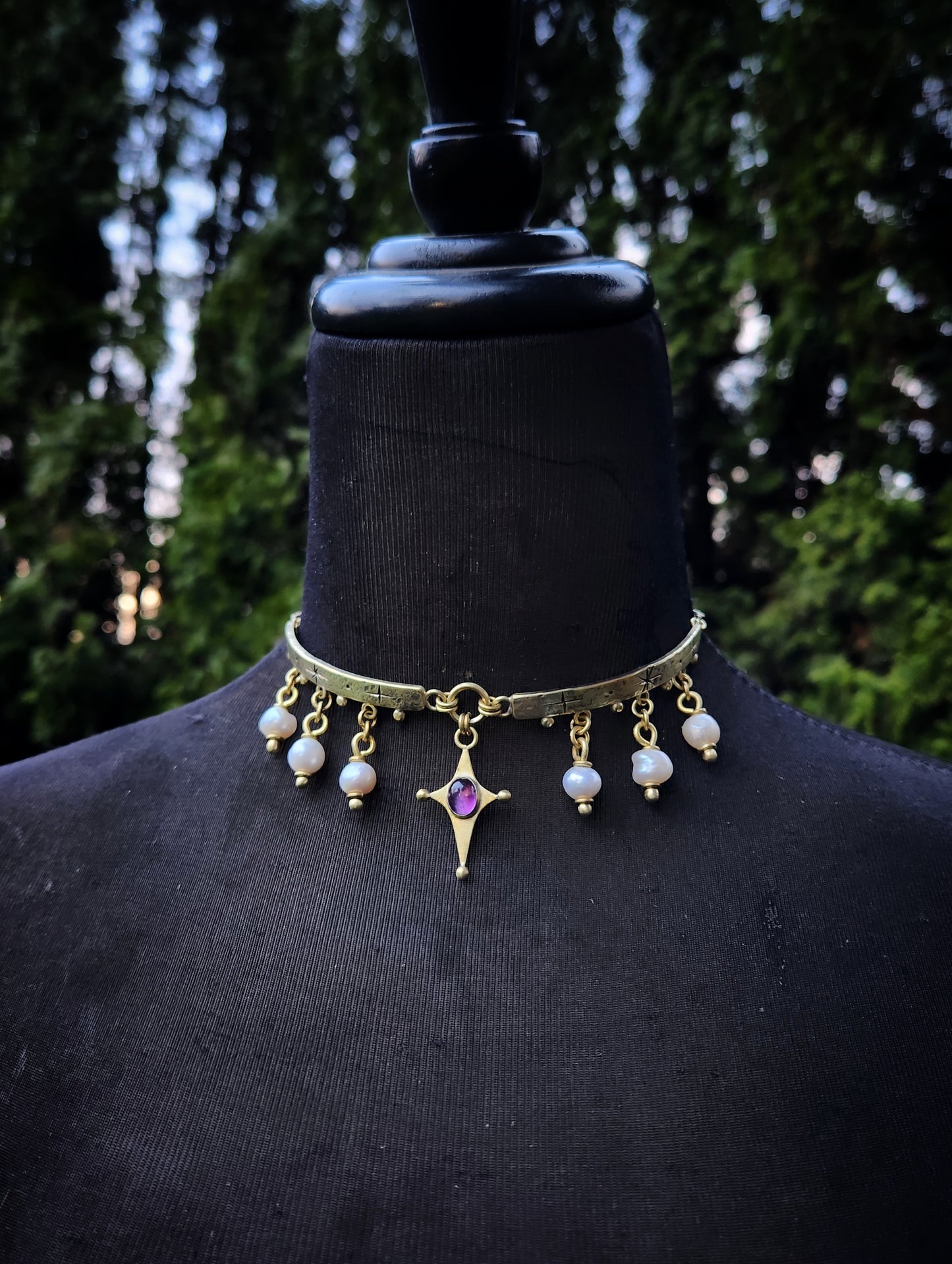 Pre-Order Studded Star Choker Necklace