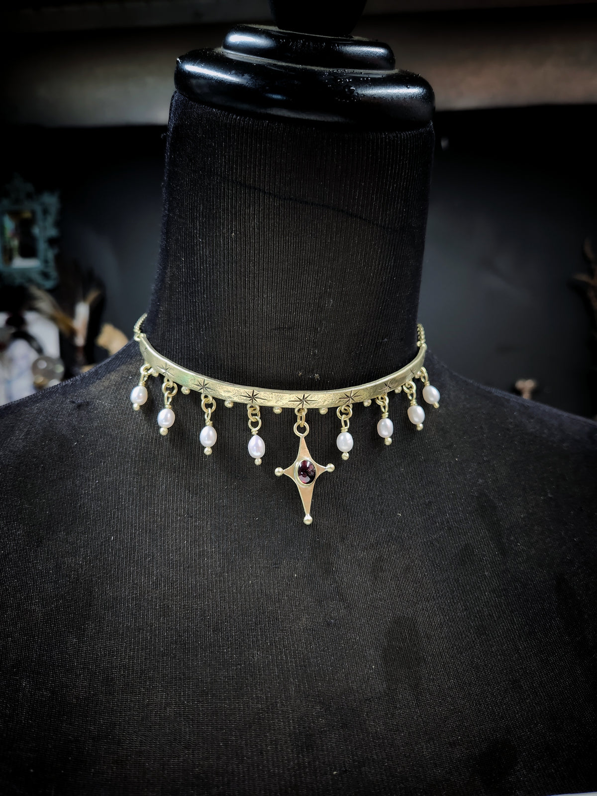 Pre-Order Studded Star Choker Necklace
