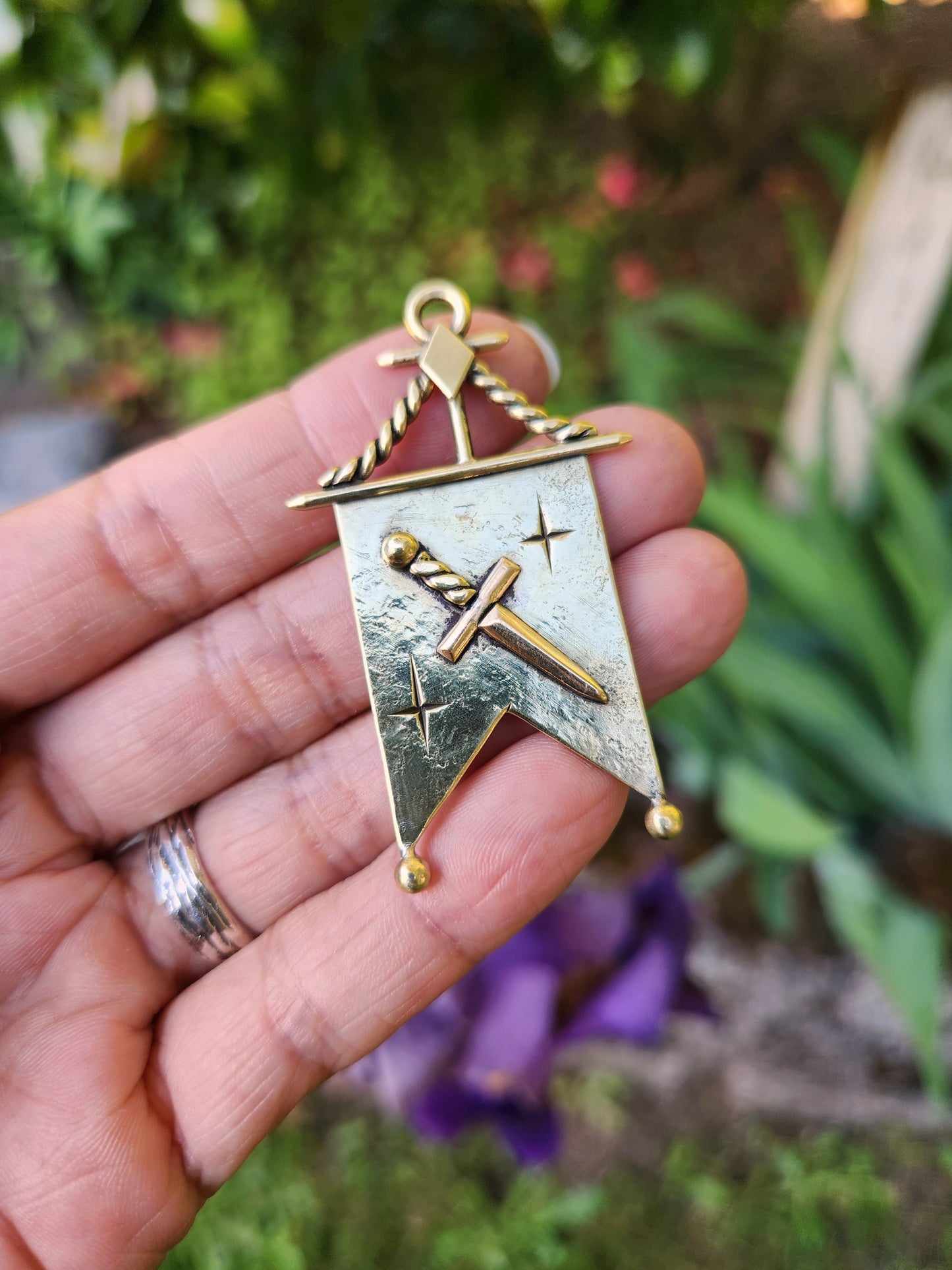 Sword Banner Pendant