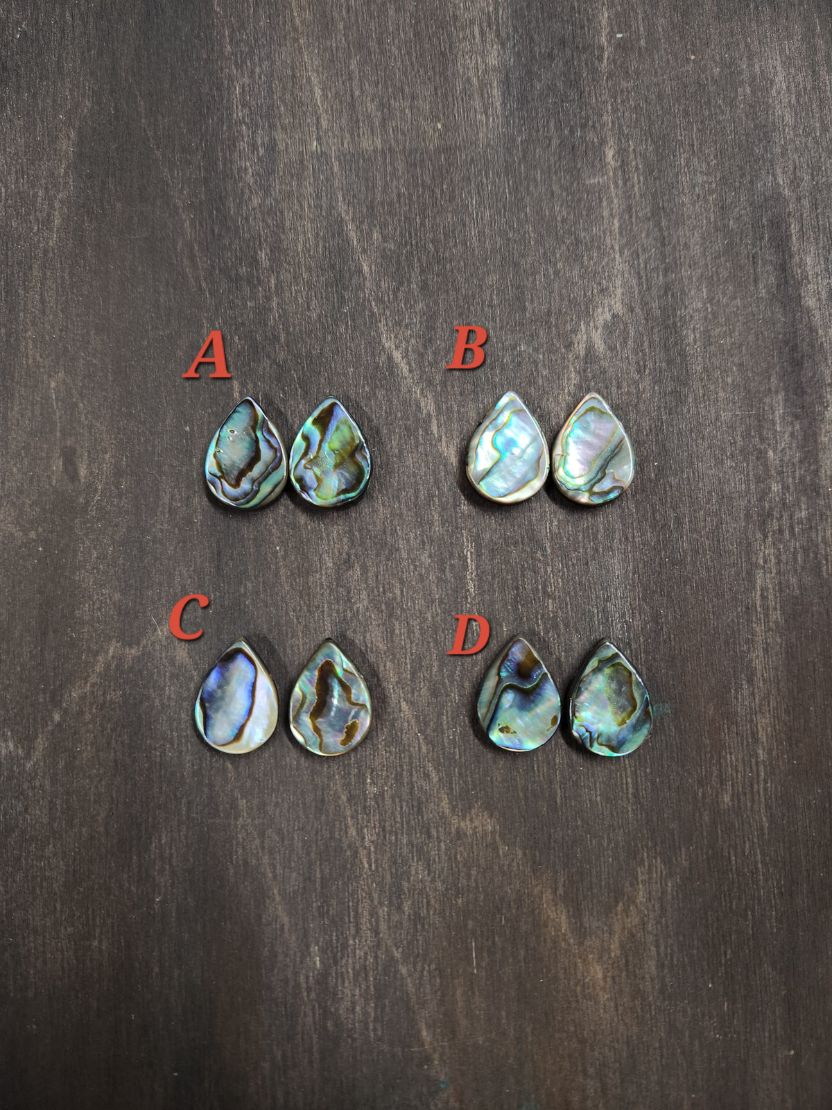 Pre-Order Star Fall Abalone Earrings