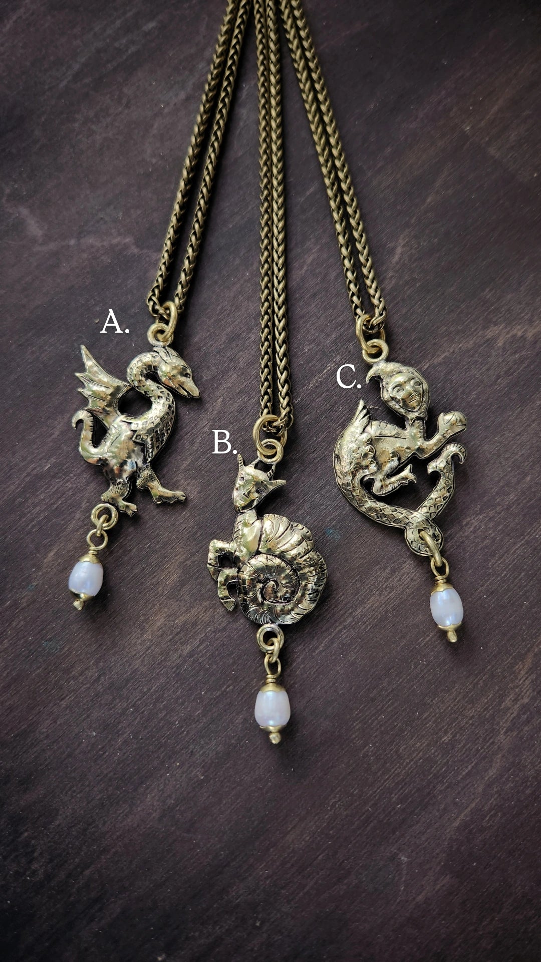 Pre-Order Little Beastie Pendant or Earring