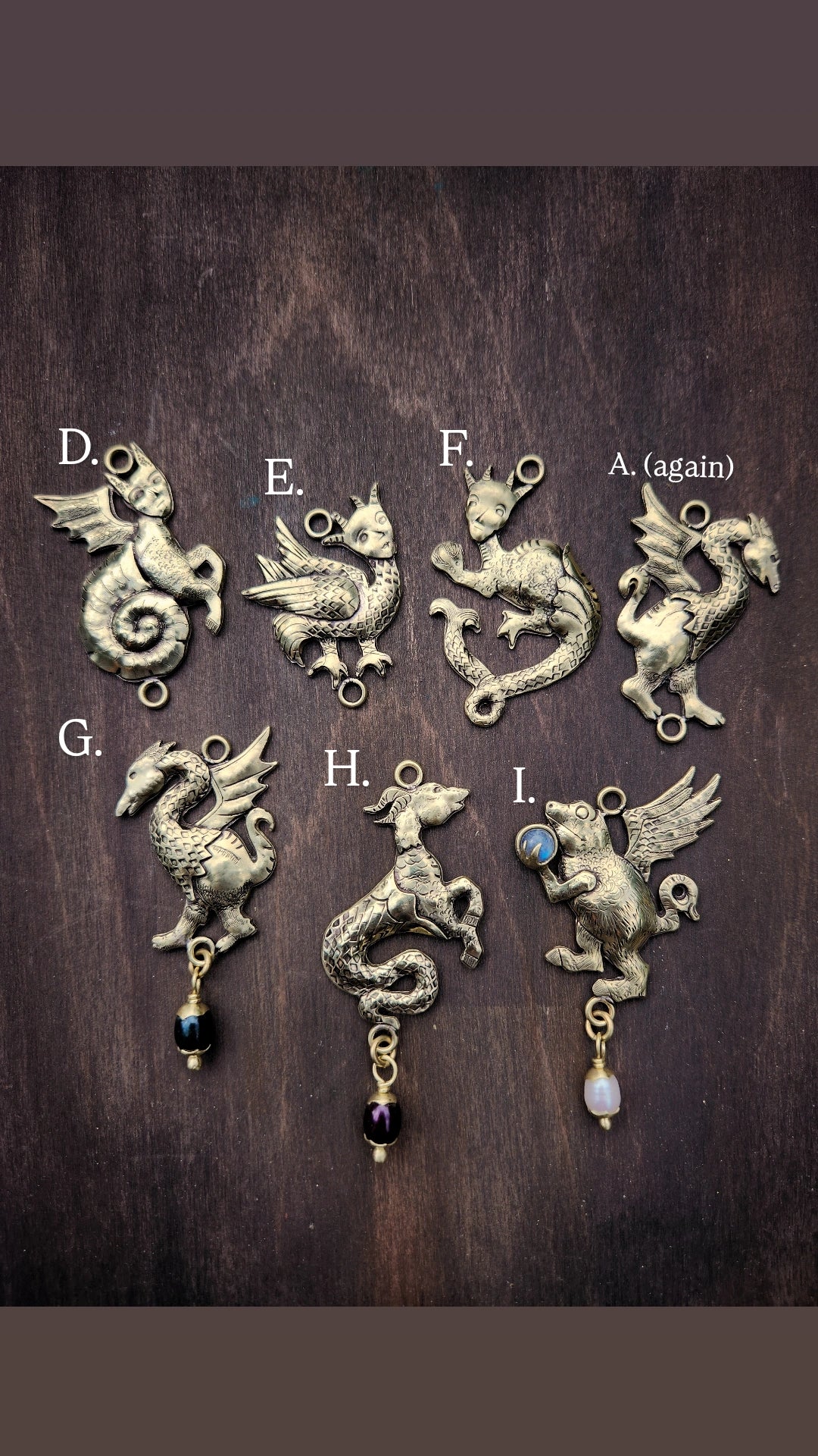 Pre-Order Little Beastie Pendant or Earring