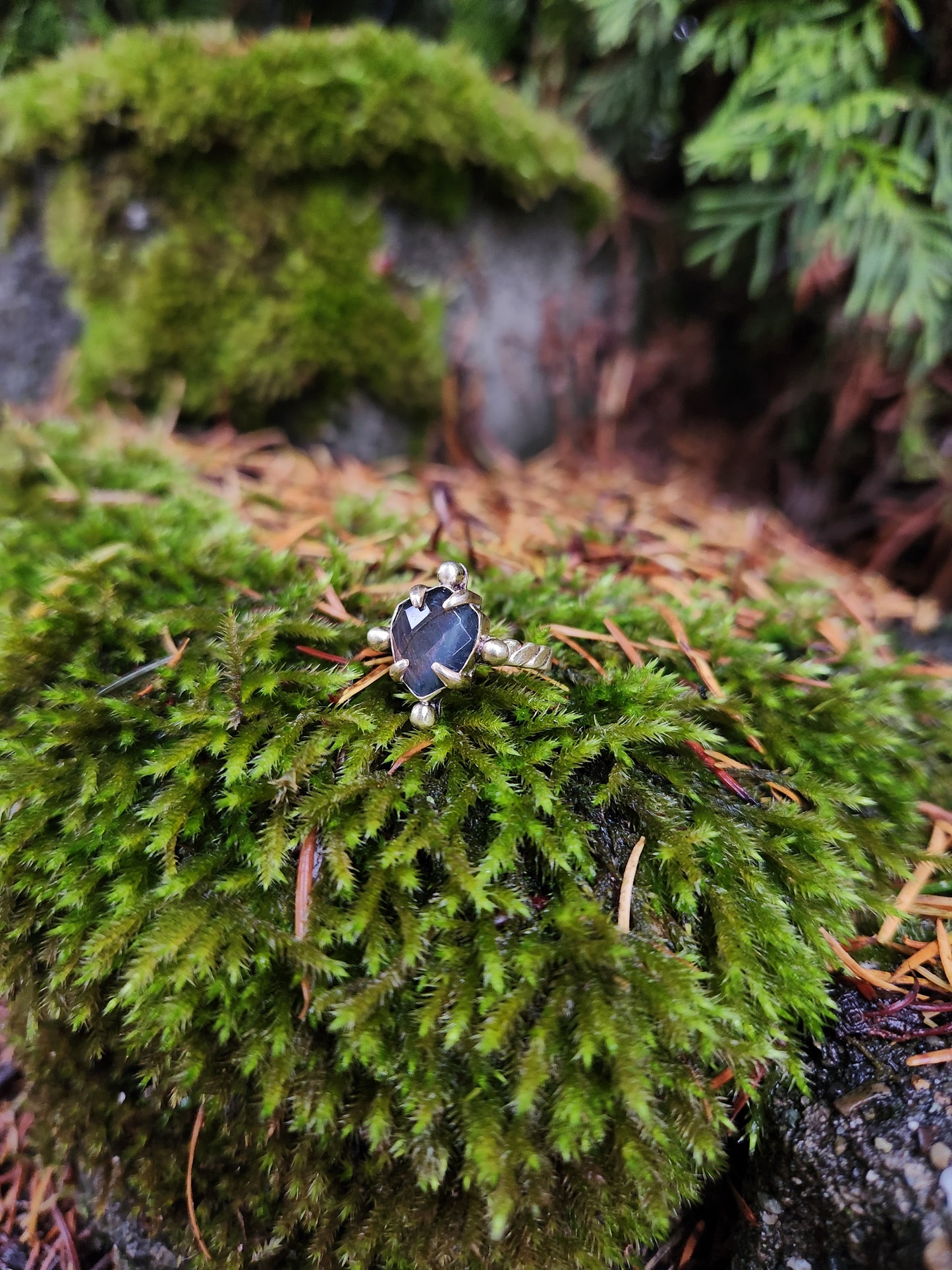 Labradorite Rope Ring